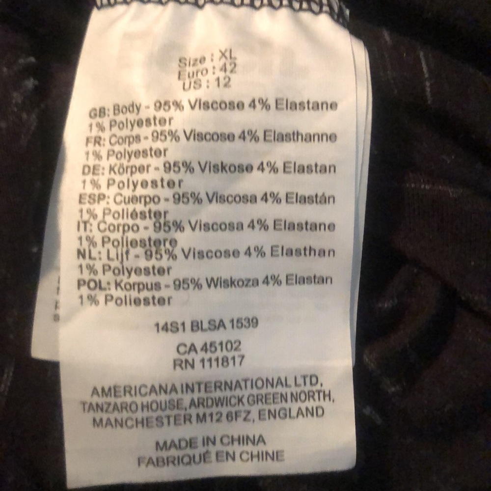 BENCH - EUC Waterfall, Ruched Dress (XL) - Picture 7 of 8